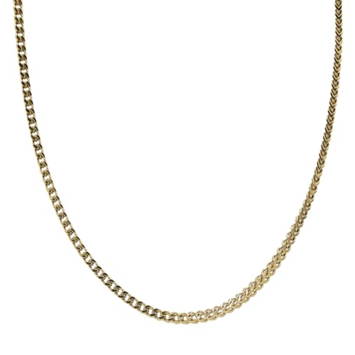 GLD Franco Chain Necklace for Men and Women - 18K - 3MM and 6MM