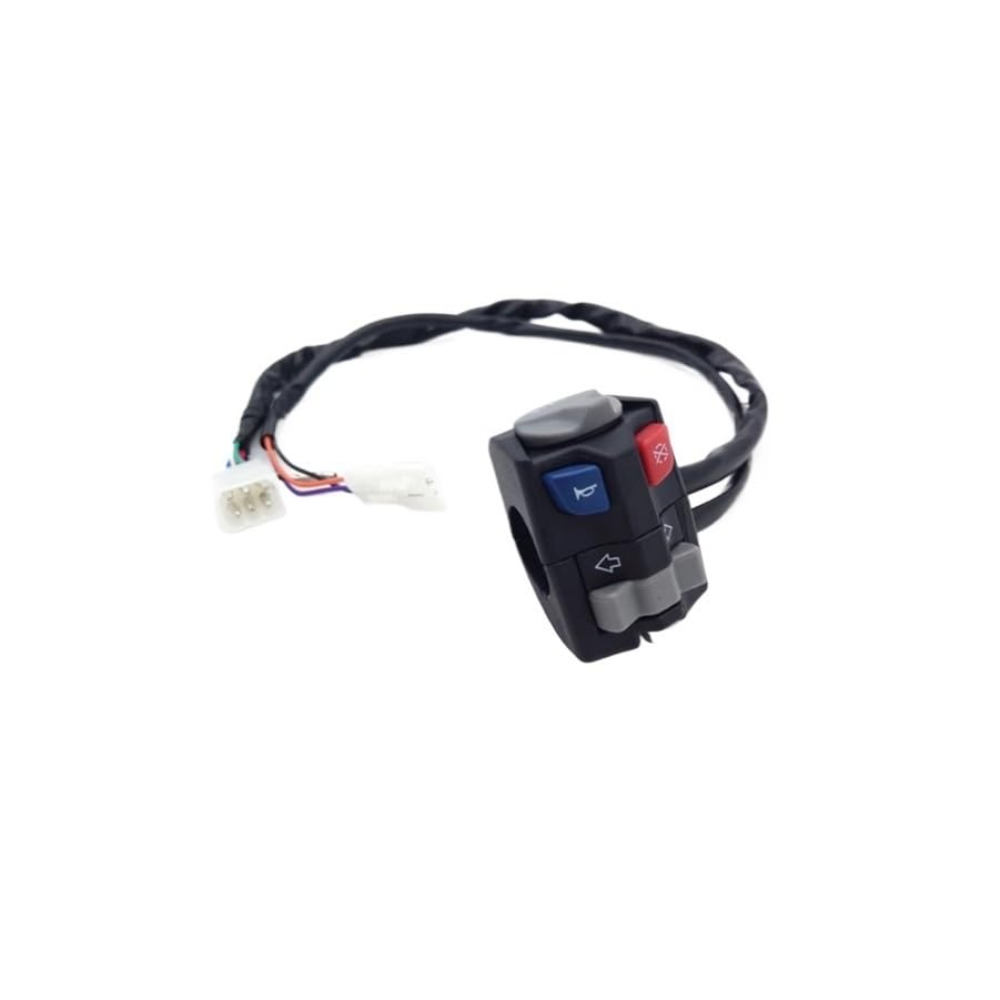Interruptor de faros y parada de motor estanco para manillar de motocicleta 2