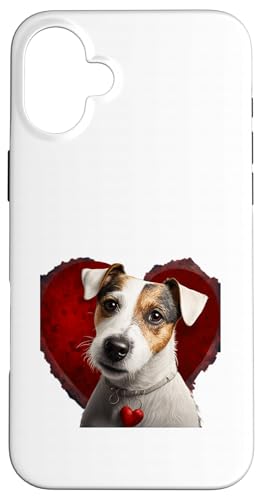ジャック・ラッセル・テリア スマホケース iPhone 16 Plus 用