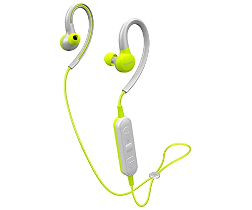 Pioneer SE-E6BT(Y) Auriculares deportivos inalámbricos in-ear (6 horas de reproducción, Bluetooth, IPX4, Pioneer Notification App), amarillo