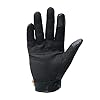 TVS Riding Gloves for Men-Mesh for Ventilation, Bike Riding Gloves With Touch Screen Compatible & Visor Wiper Fingertips, TPR Protection for Knuckles-Premium Bike Gloves for Riding Comfort (Black-M)