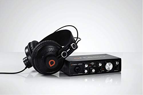 Artesia BE-AUD Recording Bundle w/ A22XT USB 2.0 Audio Interface and AMH 11 Studio Monitor Headphones
