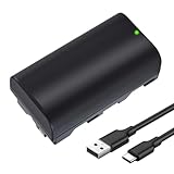 BM NP-F550 Battery with Built-in USB-C Charging Port for Sony NP F330, F550, F530, F570, F750, F770, F930, F950, F960, F970, CCD-SC55, TR516, TR716, TR818, TR910, TR917, CN-160, CN-216 LED Video Light