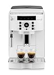 De'Longhi (デロンギ) 全自動コーヒーマシン マグニフィカS ECAM22112W コーヒーメーカー エスプレッソマシン アイスコーヒー 全2メニュー カフェジャポーネ搭載 豆から挽きたて 簡単お手入れ 手動ミルクフロッサー [ホワイト] デロンギファミリー登録で3年保証