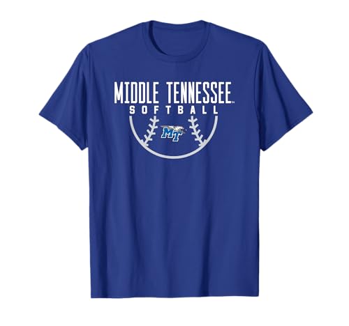 Middle Tennessee MTSU Blue Raiders Softball Arch T-Shirt