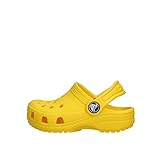 crocs Kids' Classic K Clog, Lemon, 13 M US Little Kid