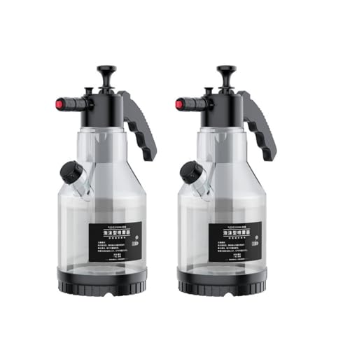 2個 泡スプレーボトル 2L お掃除用大容量スプレー 蓄圧式スプレー泡タイプ 手動 加圧 洗車用品 掃除用品 家庭菜園 農作業 水やり 風呂 石鹸噴霧器 ガーデンホース対応 多用途
