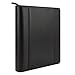 FranklinCovey - FC Signature Ring-Bound Binder for FranklinCovey Planners | Nappa Leather - Zipper Binder (Monarch, Black)