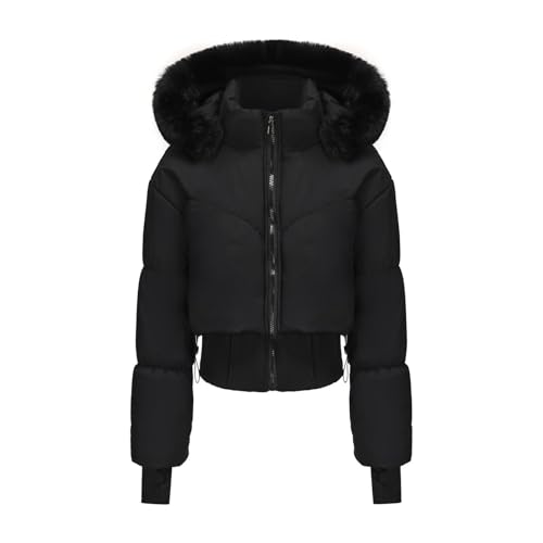 Winterjacke Damen Kurz Steppjacke Winter Warm Daunenjacke Bequeme...
