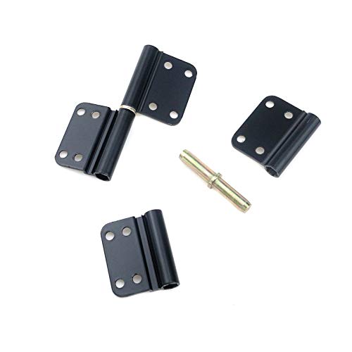 Quluxe 3.6-Inch Flag Hinges Aluminum Alloy Lift Off Hinge Detachable Door Hinge- Black (Pack Of 6) #TOP2