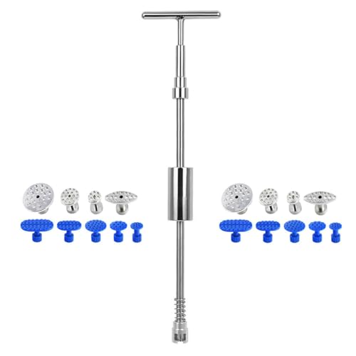 Extracteur de bosses sans peinture LadyRosian en acier avec 18 pièces
