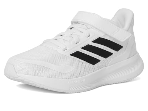 Image of adidas Kids' Marvel Run Falcon 5 Elastic Lace & Strap Shoe