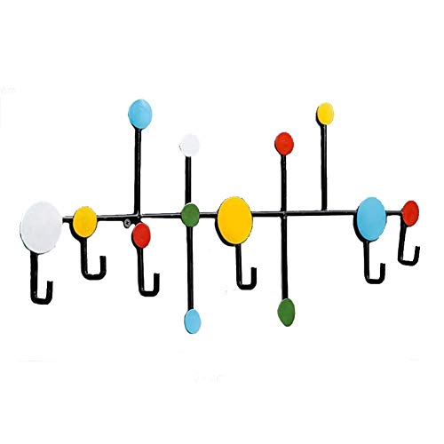 LQH Estante de la Capa del Soporte montado en la Pared Perchero Hierro