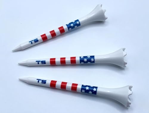 Premium USA 3 1/4 or 2 3/4 Plastic Golf Tees - 100pcs in Bulk
