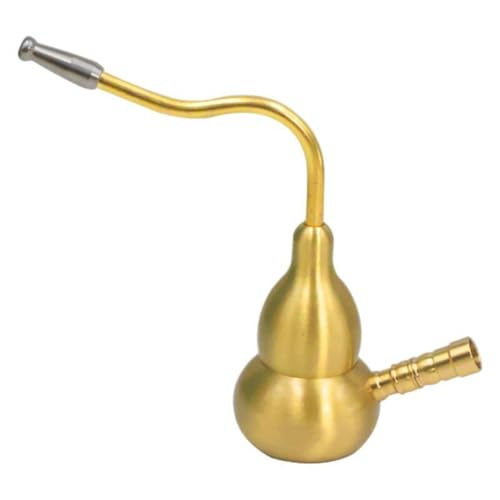 HWCLEICDU Hulu Hookah Set, Brass Hookah Filter, Dual-Purpose Metal Hookah, Plug-in Portable Mini Hookah Set and Hookah Accessories, Gifts for Friends and Family