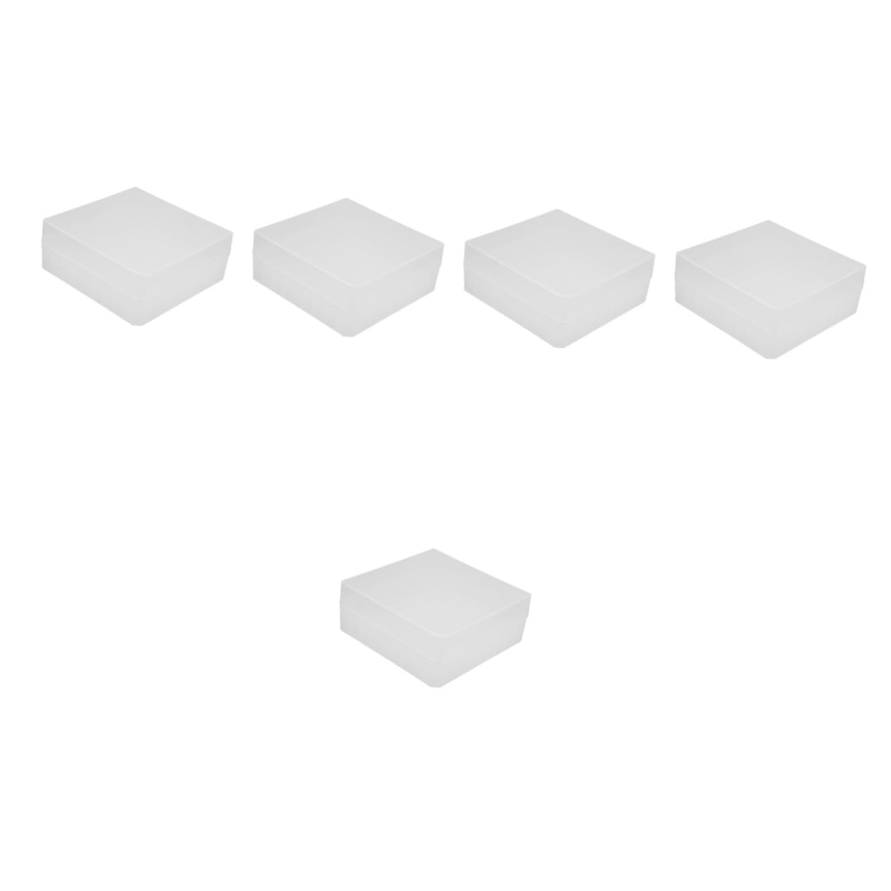 FUNOMOCYA 5pcs Box Test Tube Organizer 81 Grids Freezer Storage Boxes Small Tube Rack Microsmall Tube Holder Box