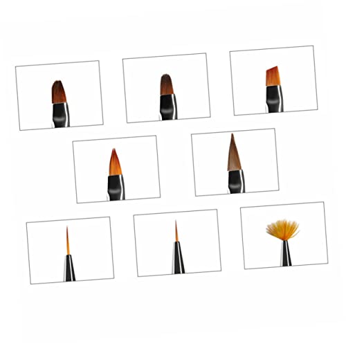 STAHAD 1 Conjunto De Pincel Para Espanador De Unhas Pinceles Para Uñas Acrilicas Pincel De Redondo G
