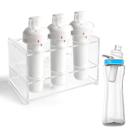 Cartridge Holder Compatible with Cirkul Flavors Cartridges Acrylic Flavor Sip Safe Case Organizer with 6 Holes Fit for Cirkul Lifesip Flavors Cartridges Stand Cartridge Storage for Fip Sip