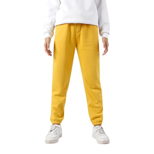 Pantalon de loisirs enfant jaune anti-frottement pour jouer dehors sans gêne