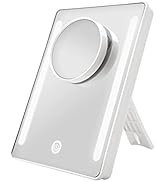 EMKE Make-Up Mirror with Lighting, USB Direct Supply, Illuminated with Dimmable Brightness - A...