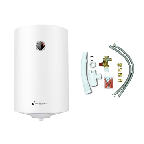 Chauffe Eau Electrique Mural Vertical Blindé Bypso Sannover 150 Litres + Kit d'Installation Complet NF