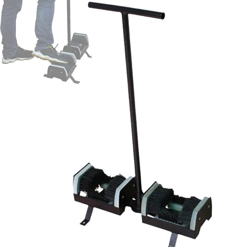 Cepillo rascador de zapatos con base metálica y nailon 2