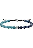 Farbe: schwarz Fossil Herren-Armband Farbstein, Edelstahl Farbstein One Size Blau 32019959