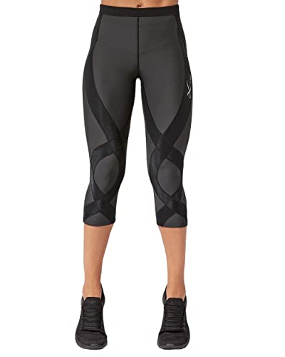 CW-X Women's Endurance Generator Insulator Joint and Muscle Support 3/4 Compression Tight, Base Layer Capri Leggings for Skiing - Main Image
