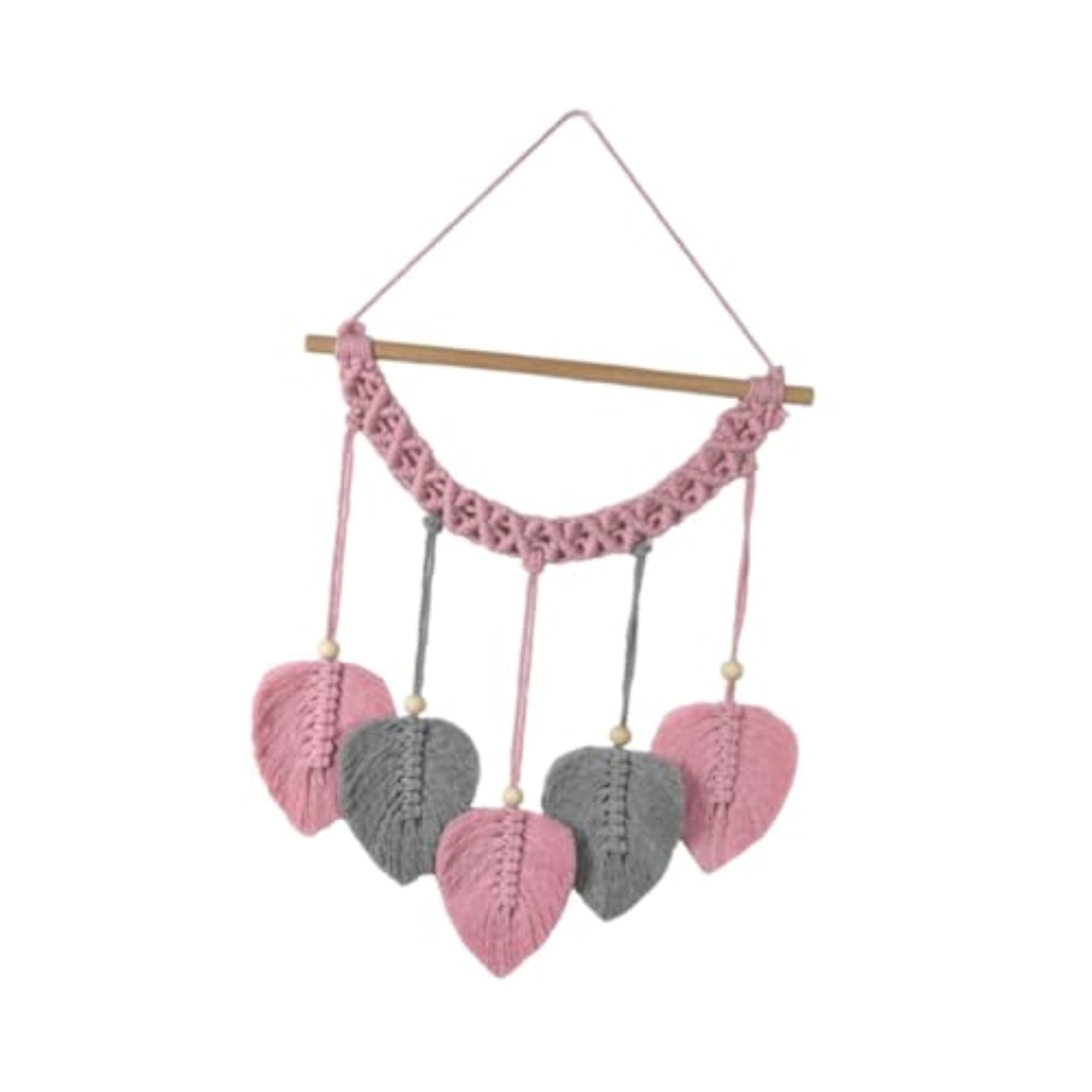 Macrame Wall Hanging Leaves Tapestry for Wedding Room Decor