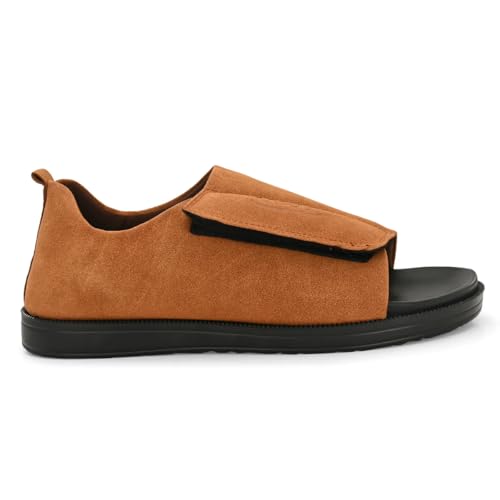 Image of Comfy-Pro Buddy Diabetic Sandal - 1 Strap Open Toe Sandal for Diabetic Foot Relief - Ideal for Burning Sensation & Loss of Sensation - Comfortable & Supportive Footwear