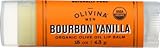 Olivina Men Organic Olive Oil Lip Balm, Bourbon Vanilla, 0.15-Ounce
