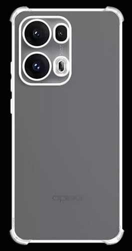 Image of YOFO Back Cover for Oppo Reno 13 (5G) Transparent Soft TPU Case with Shockproof Corners