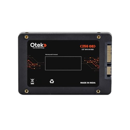 Image of OTEK XDRIVE 256GB SATA III Internal SSD | 2.5 Inch Desktop SSD | 550MB /s Read, 500MB /s Write | 3D TLC NAND | Fast Boot Drive with 3 Year Warranty for PC Upgrade
