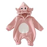 1 Générique Combinaison De Neige Bébé Nouveau Né À Capuche Vêtements D\'Extérieur d\'hiver Tenues Manteau Veste Habit Bebe Hiver Lapin Body Fille 12 Mois Barboteuse Garçon 36 (Rose,3-6 Mois)