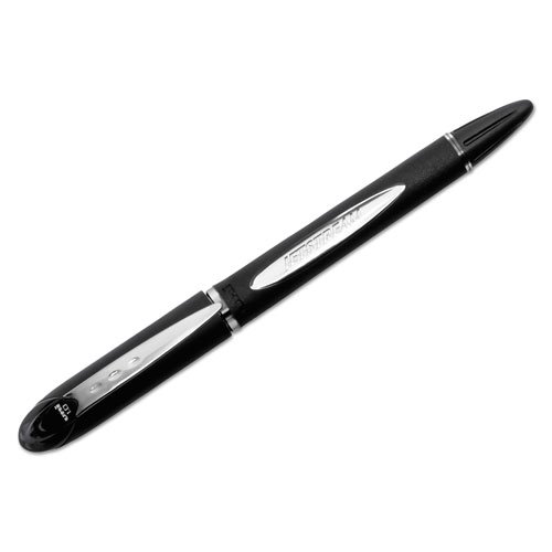 Image of uniball Jetstream Ballpoint Pens, Medium Point (1.0mm), Black, 12 Pack