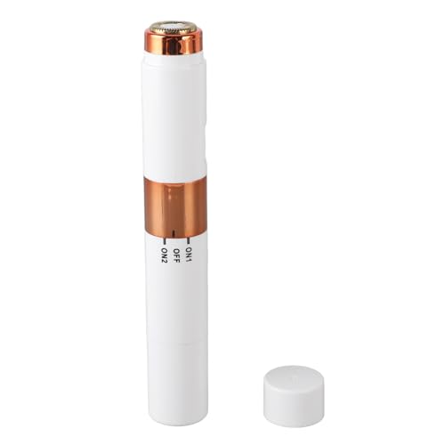 Lightweight Facial Hair Remover and Eyebrow Trimmer, Easy Hold with Circular Motion Technology, Rechargeable Eyebrow Trimmer for Men Women, Compact Design for Home, Travel,