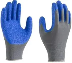 Luva de Proteção em Látex Ideal para Obras, Jardinagem e Serviços Gerais