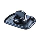 スマホホルダー 車 置くだけ スマホスタンド 車 角度調整可能 車載スマホホルダー 手帳型ケース対応 シリコン製 滑り止め 携帯ホルダー 車 脱着簡単 車載 車用 スマホホルダー 全車種対応 iPhone・Android 各種スマートフォン 多機種対応 ダッシュボード/卓上など適用 (A)