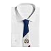 AKMCBSH Fashion Flag of Dominican Tie Comfortable Soft Novelty Necktie Unisex Neck Ties for Weddings Party Father's Day Birthday Gift