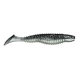 Tackle HD 10 Stück Schwimmer Angelköder, 8,9 cm, weicher Kunststoff, für Süßwasser, Eis oder Salzwasser, Barsch, Crappie, Zander oder Forellen, Rauch/Perle
