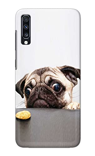 Image of PRINTFIDAA� Printed Hard Back Cover Case for Samsung Galaxy A70 | Samsung Galaxy A70s Back Cover (Pug Dog) -2808