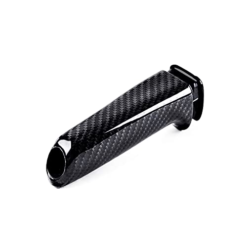 Car Handbrake Cover Grip Handle Lever For E90 E60 F30, Carbon Fiber Pattern Hand Brake Set Cover For 3 5 Series #TOP13