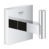 GROHE Start Cube QuickFix - Colgador de baño individual, cromo, para pegar...