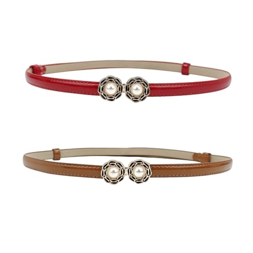 Retro Flower Buckle Girdle Belt Simple Elegant Waist Belt for Wrap Dress Exquisite Waistband for Women4