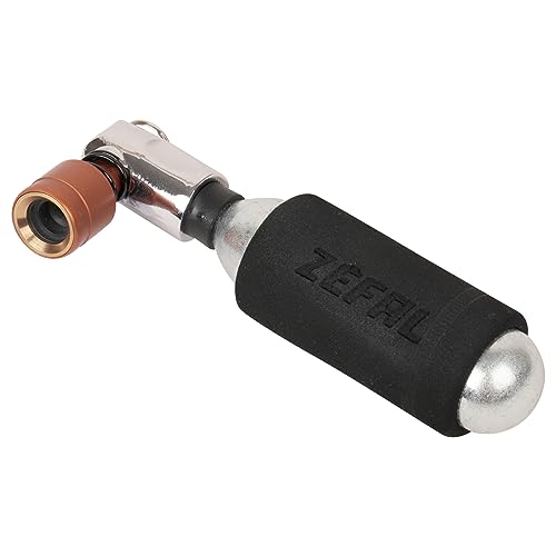 Zéfal EZ Big Shot-Bronze & Silber Pumpe CO2 + Kartusche 16 g – kompakt, leicht, schnell und mühelos Unisex Erwachsene, Bronze und Silber, FR (Einheitsgröße)