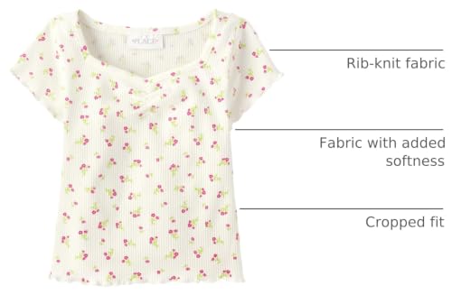 Image of The Children's Place Girls' Basic Short Sleeve Knit Shirts