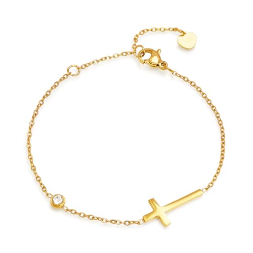 Image of Rubans Demi Fine Stainless Steel Bracelet Waterproof Gift for Women & Girls