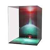 ColiCor Vitrine Box Schaukasten Display Case für Lego 75277 Star Wars Boba Fett Helm, Staubdichte Display Box Kompatibel mit Lego 75277