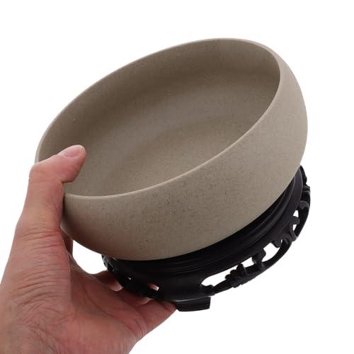 Pot céramique pour lotus évitant les fuites d'eau sur le bureau - 7