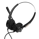 【Hohe Qualität】 - Robuster und langlebiger, hochwertiger Kunststoff, eine integrierte Kopfbügelstruktur und ein flexibler Mikrofonarm aus Metall machen dieses Computer-Headset mit Mikrofon haltbarer.